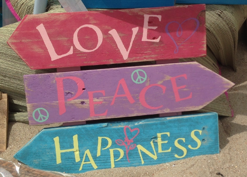 Love, Peace, Happiness