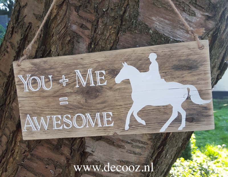 'You + Me = Awesome'