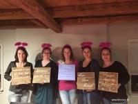 Workshop Tekstbord verven