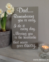 'Dad Remembering you ...'