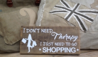 'I don't need therapy...Shopping'