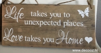 'Life takes you to unexpected places'