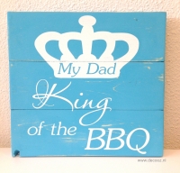My dad King of the BBQ