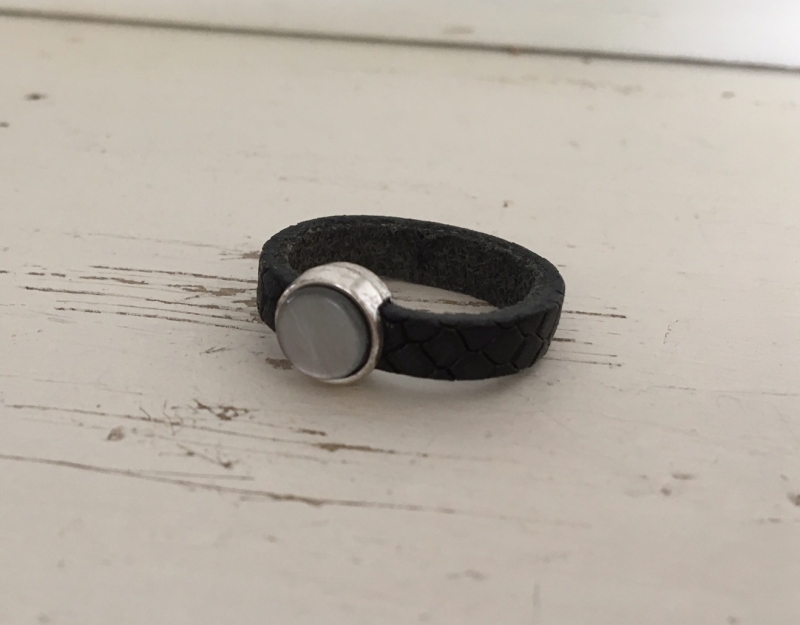 Ring zwart - grijs