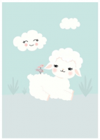 Poster Wooly Lamb A4