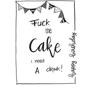 Poster Fuck the Cake, Housevitamin