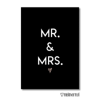 Ansichtkaart Mr. & Mrs.