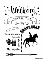 Sinterklaasposter Welkom Sint & Piet