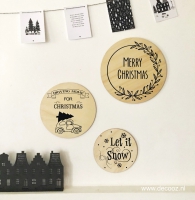 Muurcirkels Kerst set 1