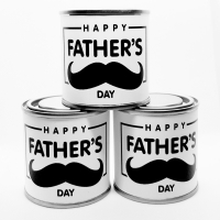 Cadeaublik gevuld met snoepjes: Happy Fathers day