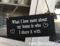 'What I love most about my home ...'