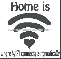 'Home is where wifi ...'
