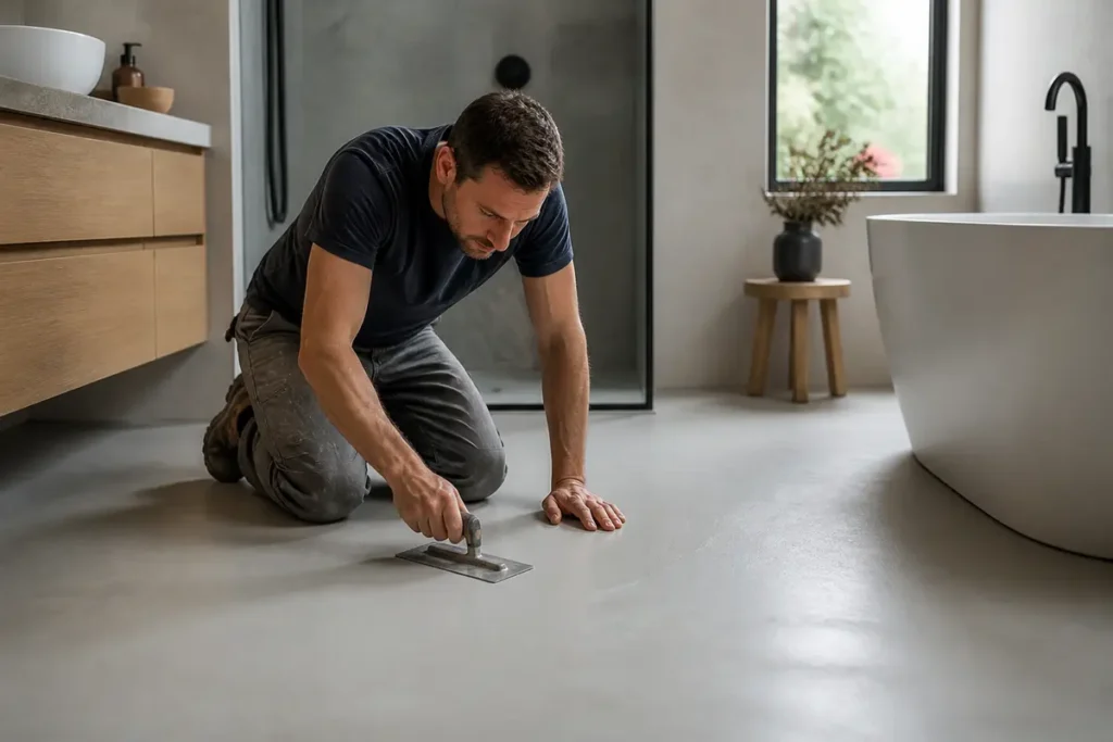 Microcement badkamer nadelen: belangrijke feiten en tips