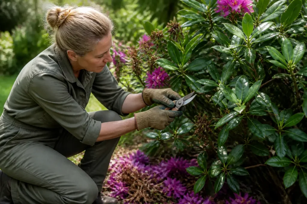Wat te doen met rododendrons uitgebloeid? Tips en verzorging